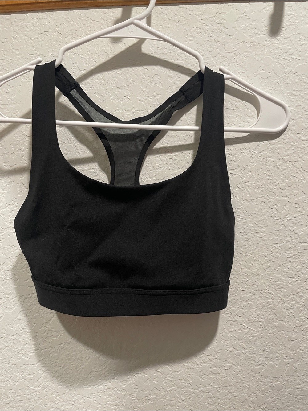 Victoria's Secret Black Racerback Sports Bra